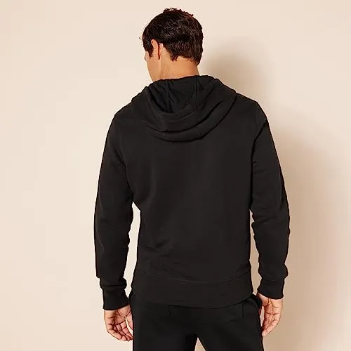 Amazon Essentials Men's Full-Zip Fleece Hoodie (Available in Big & Tall), Olive Heather, Small