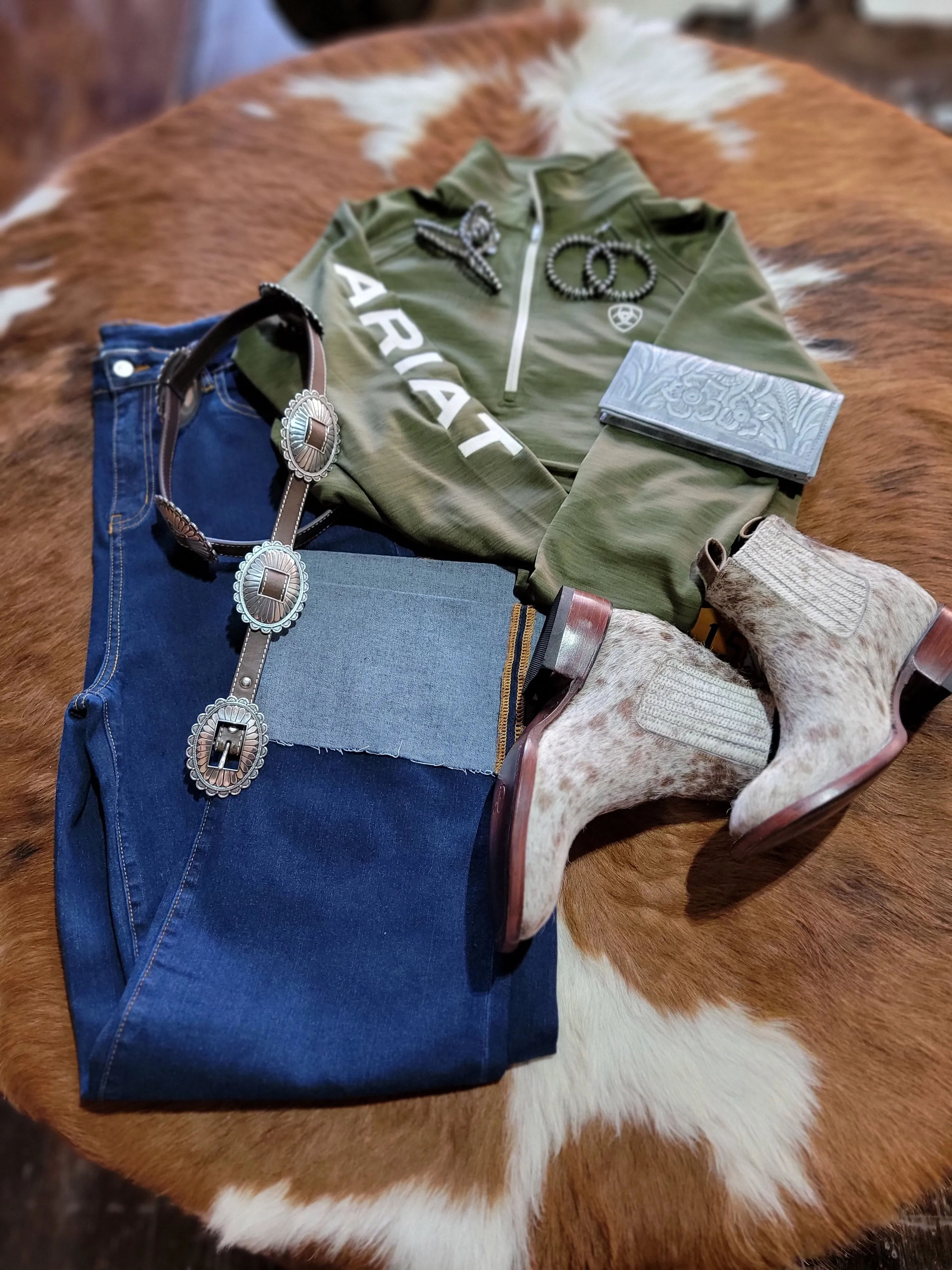 Ariat Tek Team 1/2 Zip Sweatshirt [Winter Moss]