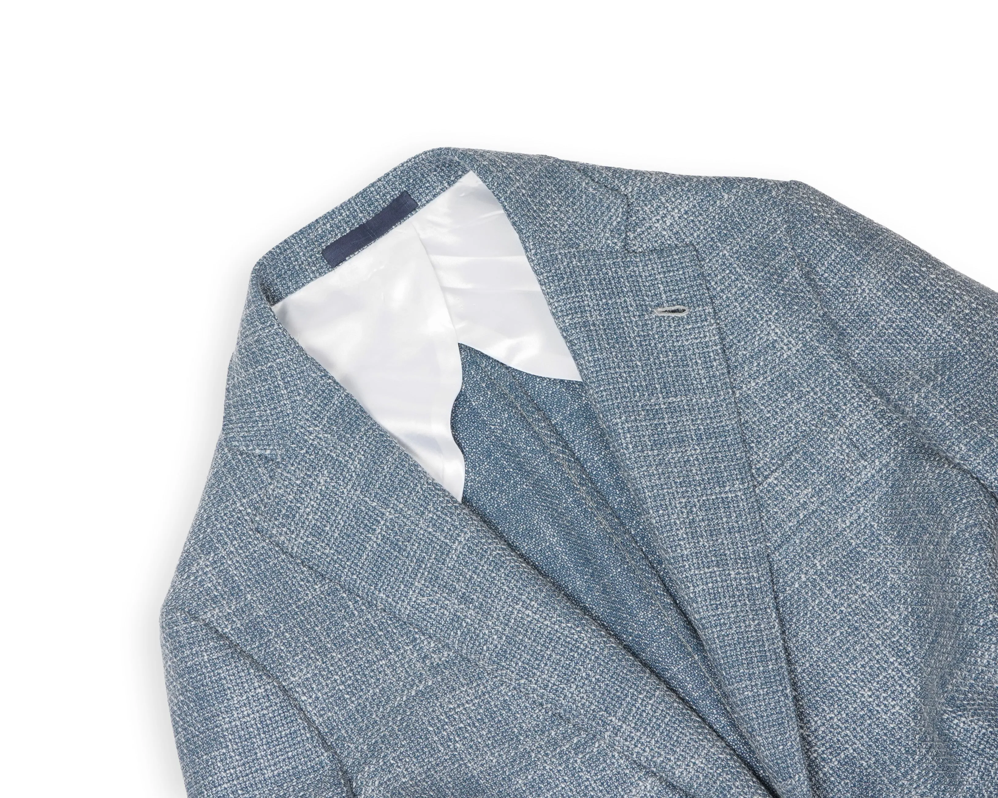 Barba Napoli - Blue Virgin Wool/Cotton/Silk Sports Jacket 52