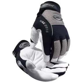 Caiman 2915-5 Multi-Activity Glove with Goat Grain Padded Leather Palm and AirMesh Back - Heatrac Insulation