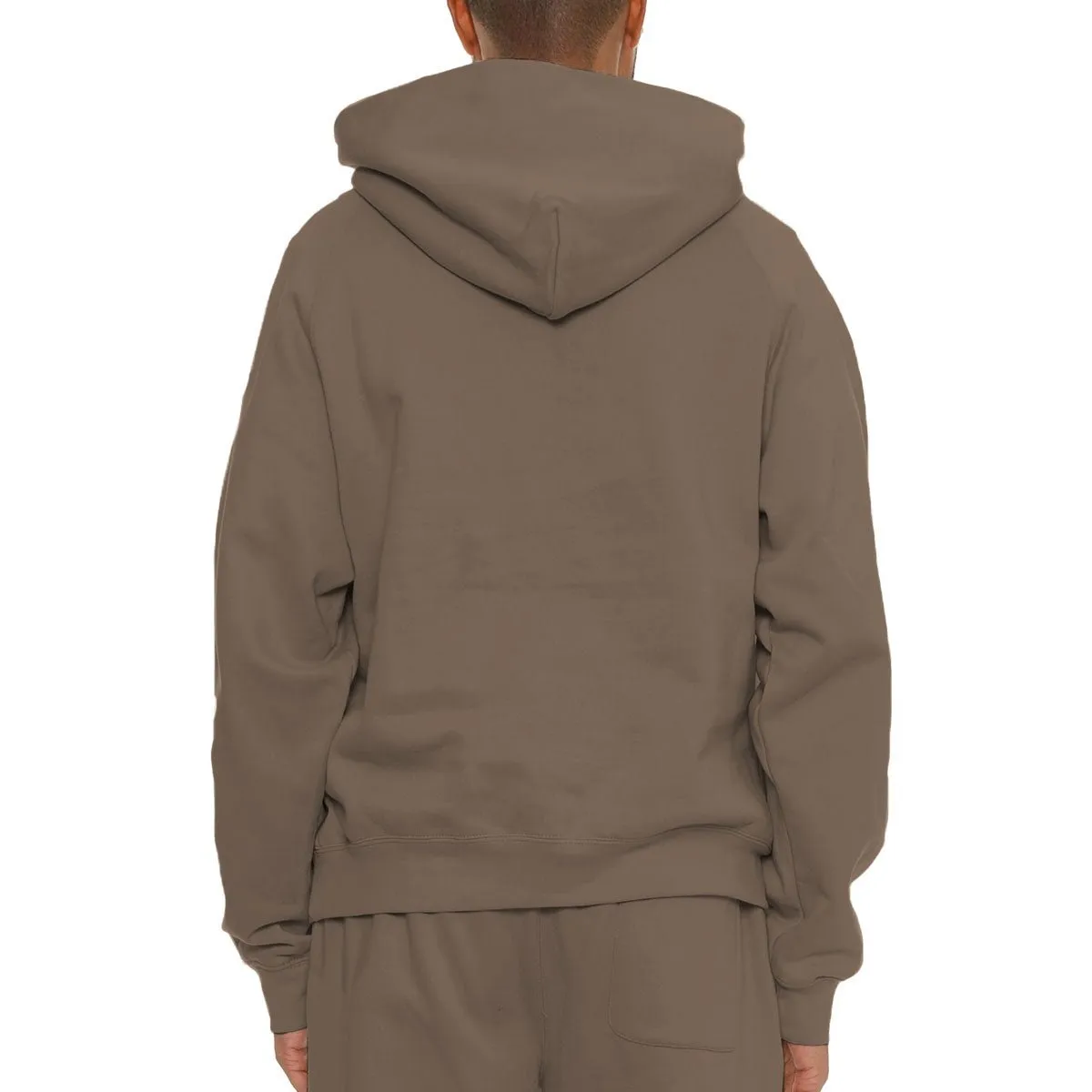 Coffee Pure Cotton Hoodie