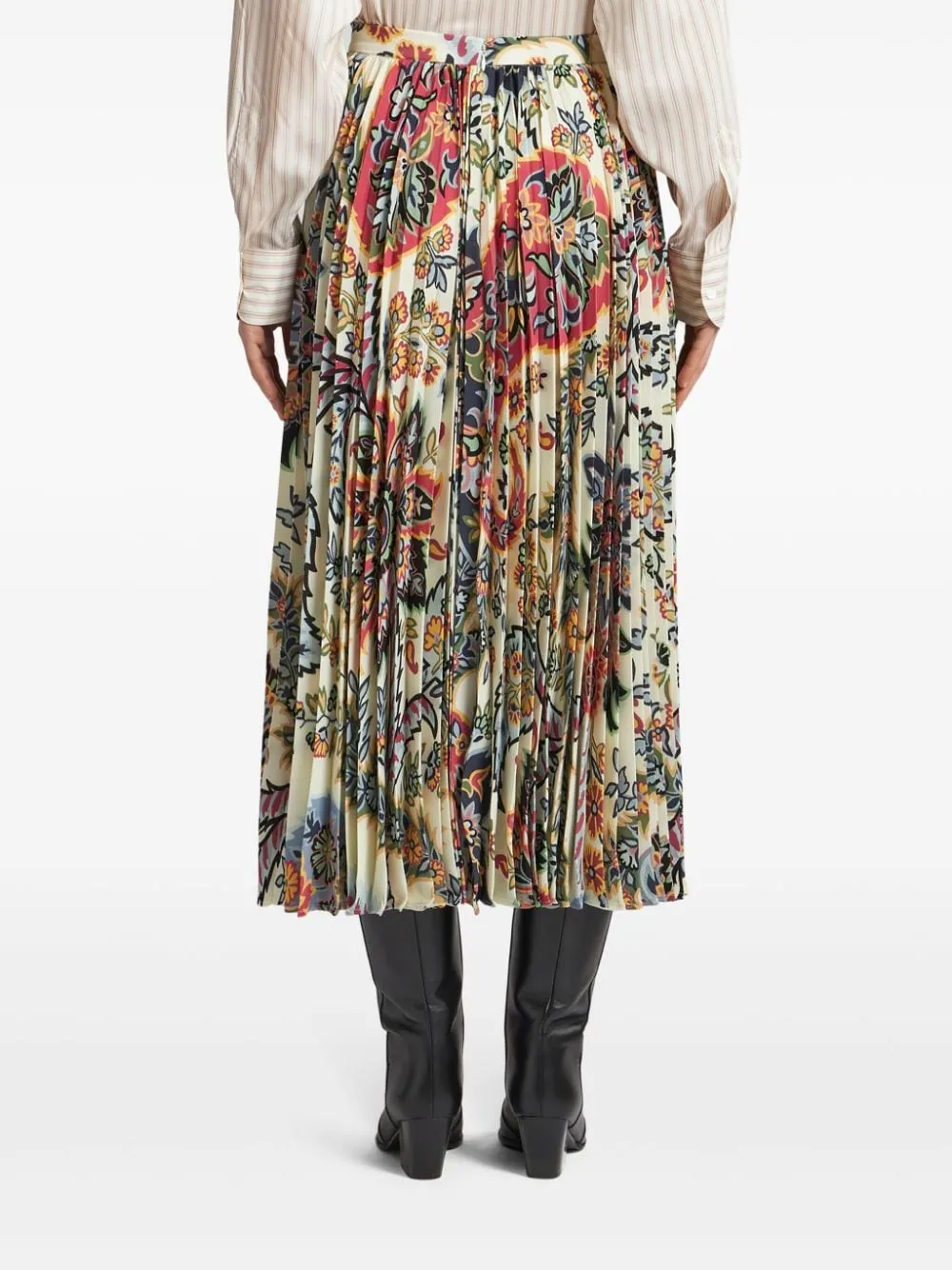 ETRO High-Waisted Printed Midi Skirt