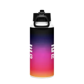 EVOKE Stainless steel water bottle with a straw lid