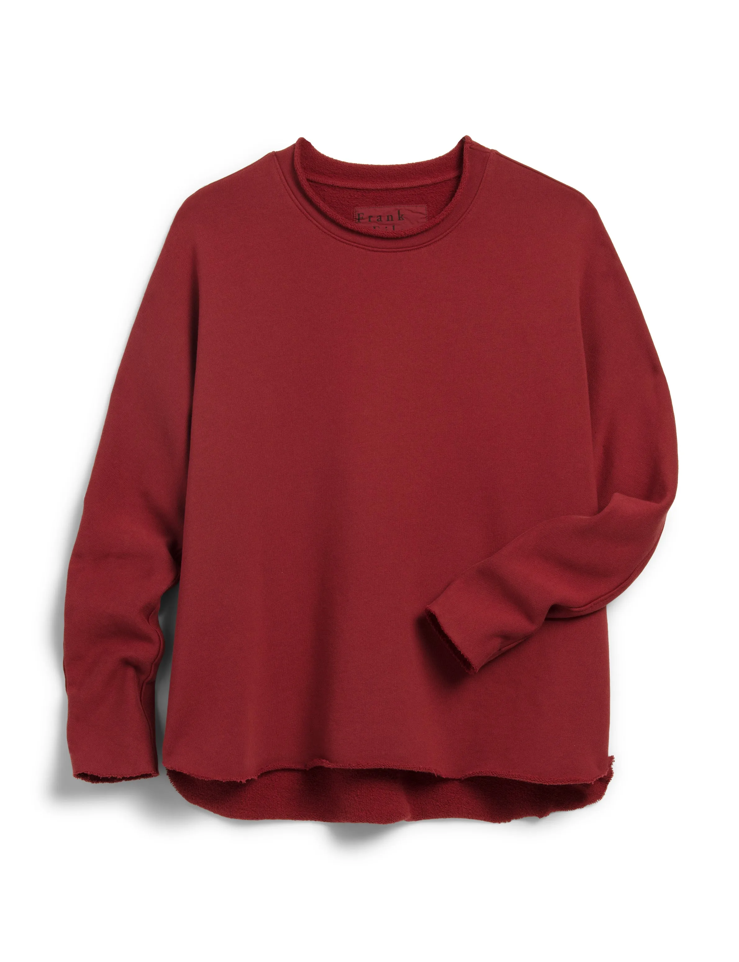 Frank & Eileen - Anna Long Sleeve Capelet in Cranberry