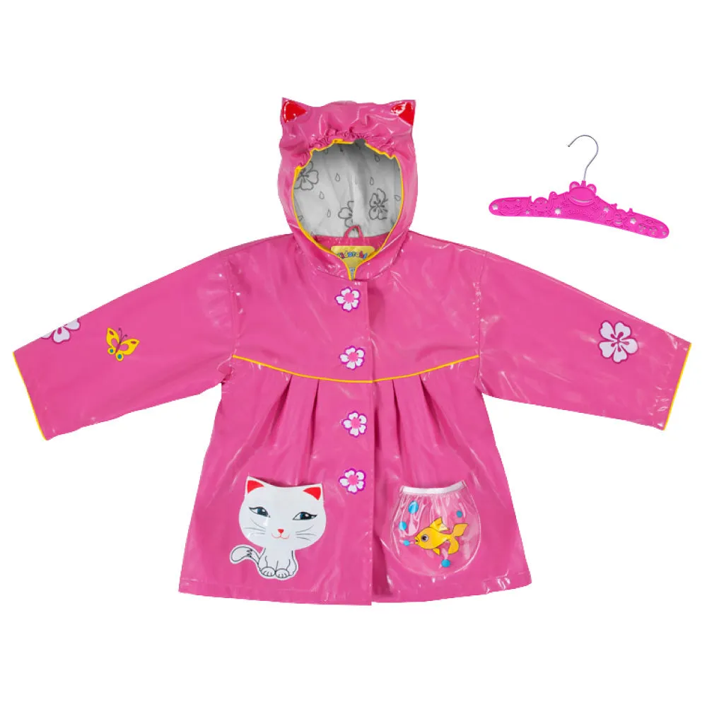 Kidorable Lucky Cat Raincoat & Umbrella