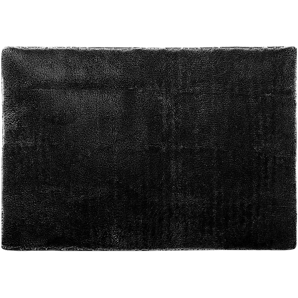 Large Black Shaggy Floor Rug 230x160cm Insulated Non-Slip