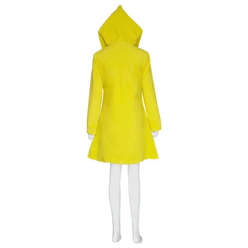 Little Nightmares 2 Six Coat Hooded Hungry Kids Little Six Costume Cosplay For Adult Children