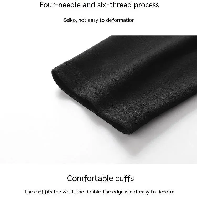 Men's Thermal Underwear Fleece-lined Double-sided Brushed Long John set