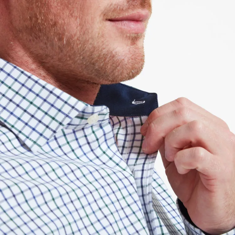 Schoffel Milton Tailored Shirt - Racing/Navy