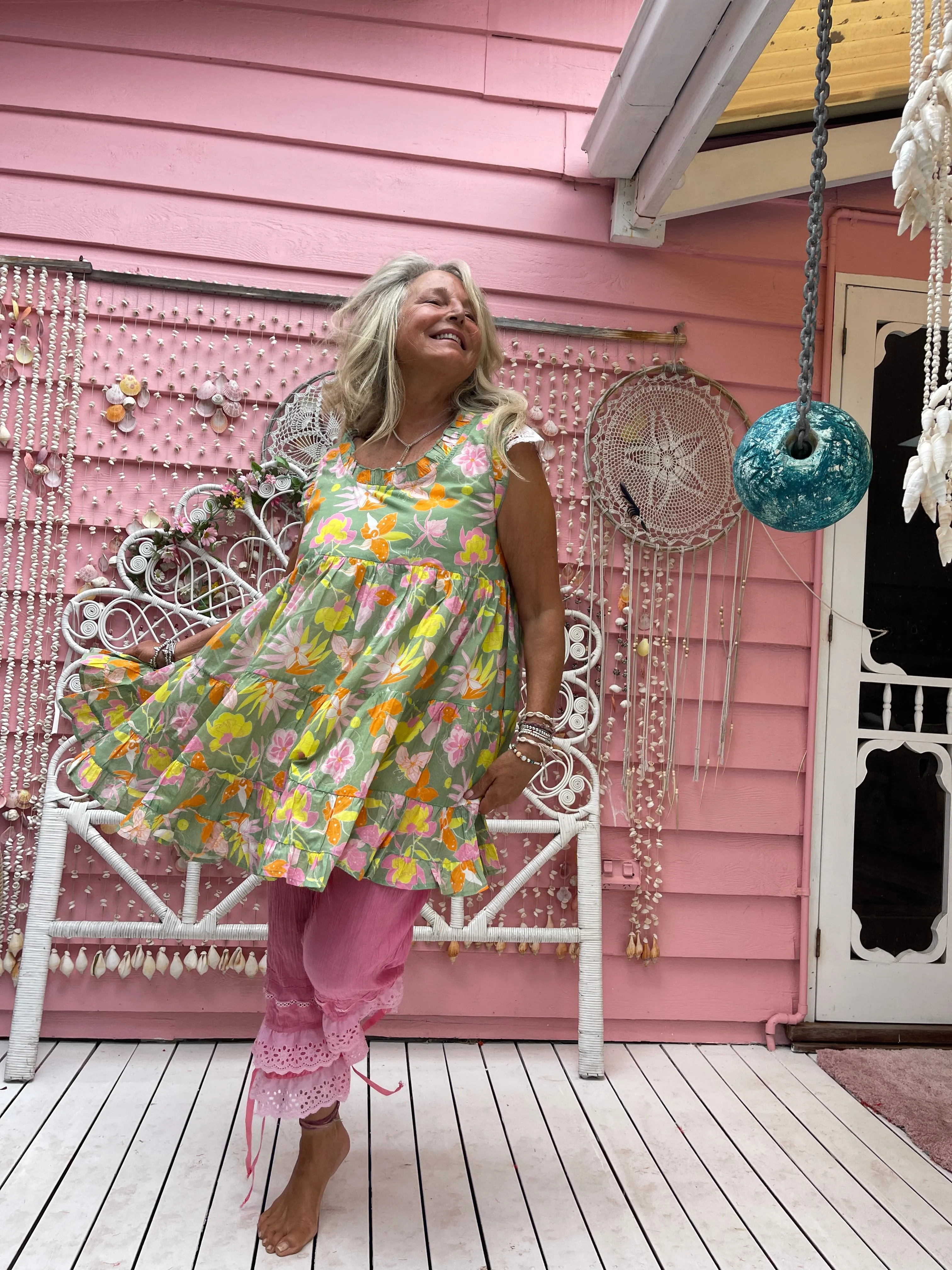 Summer Gypsy  Beach Baby Doll Dress