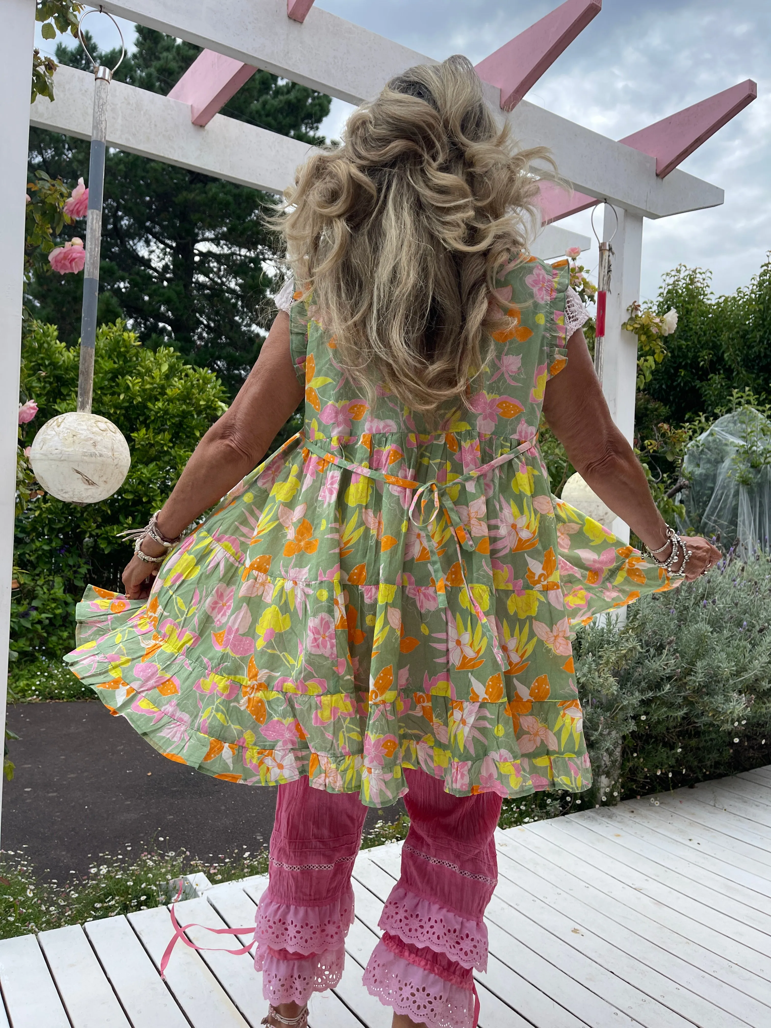 Summer Gypsy  Beach Baby Doll Dress