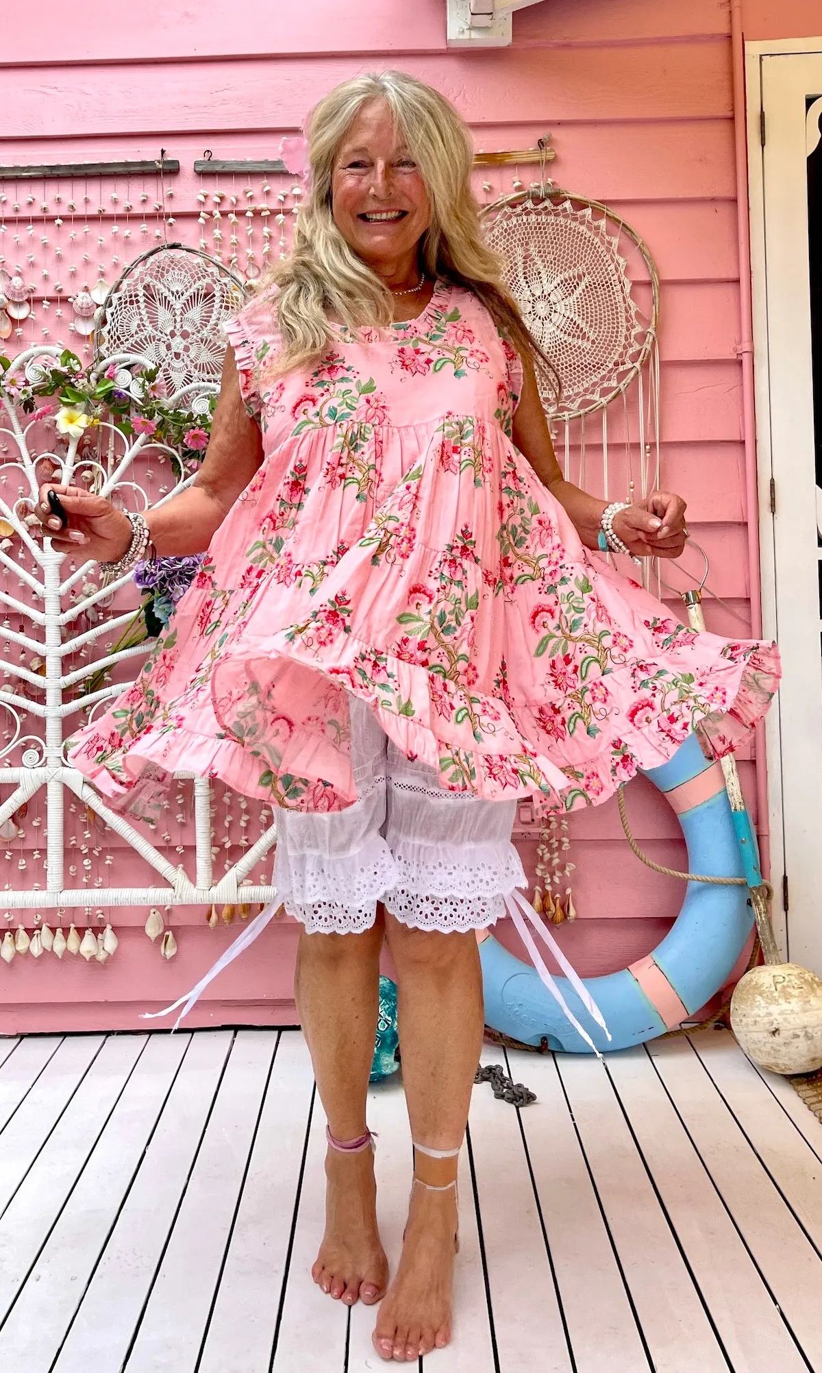 Summer Gypsy  Beach Baby Doll Dress