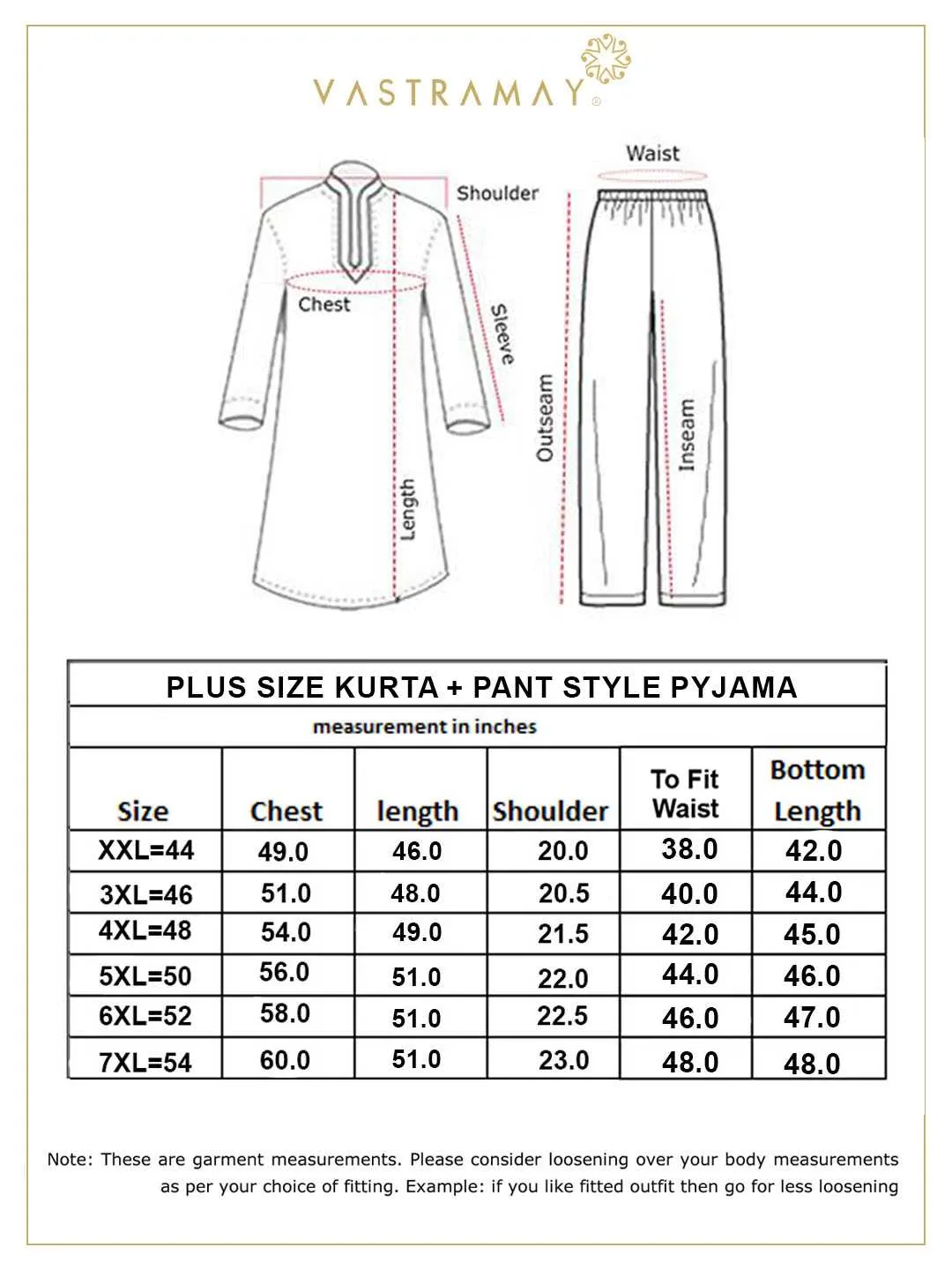 VASTRAMAY Burgundy Silk Blend Kurta Set