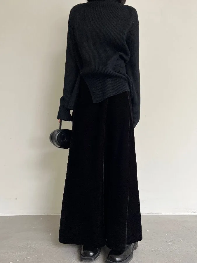 Velvet Maxi Skirt HL4243