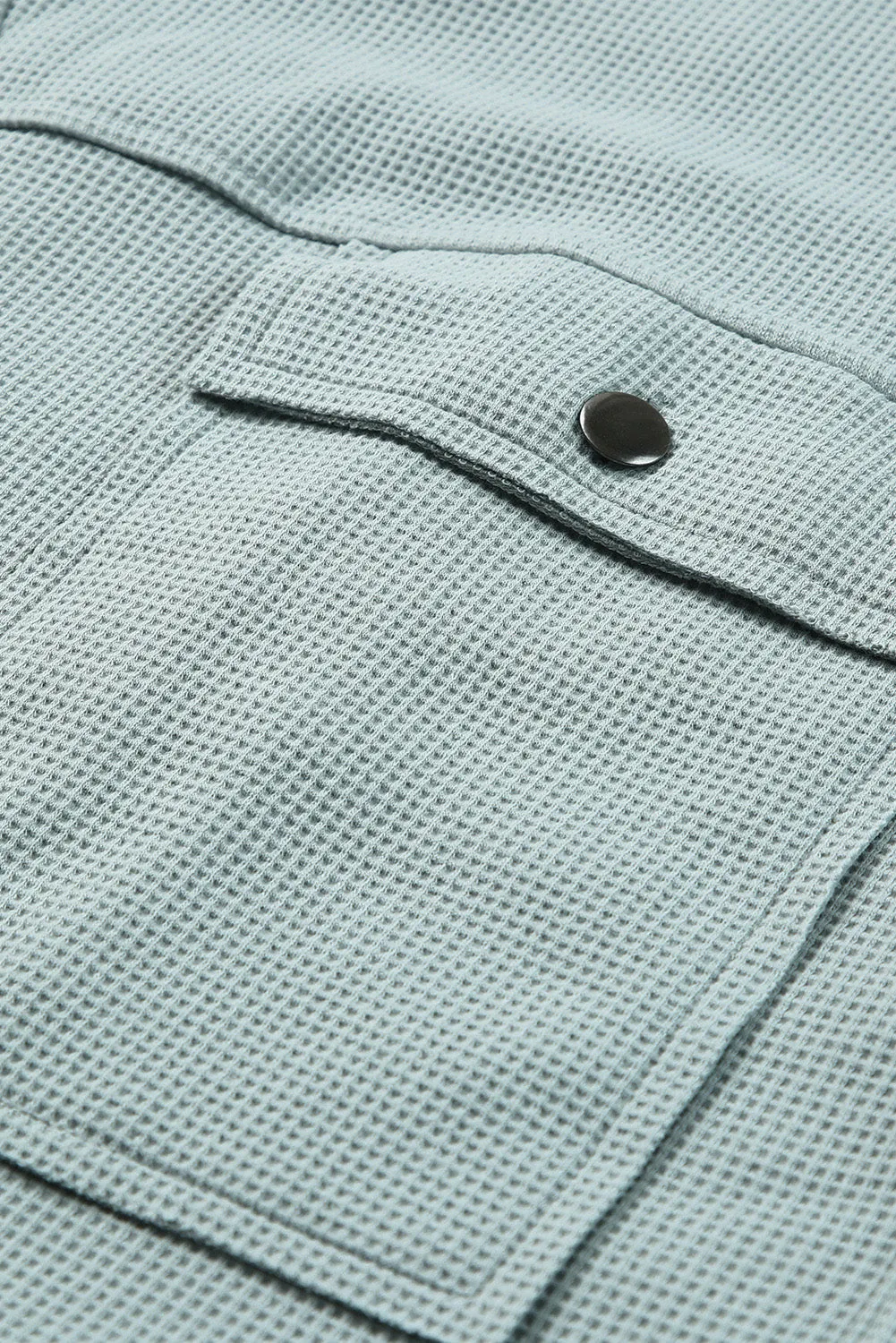 Waffle-Knit Jacket with Pockets